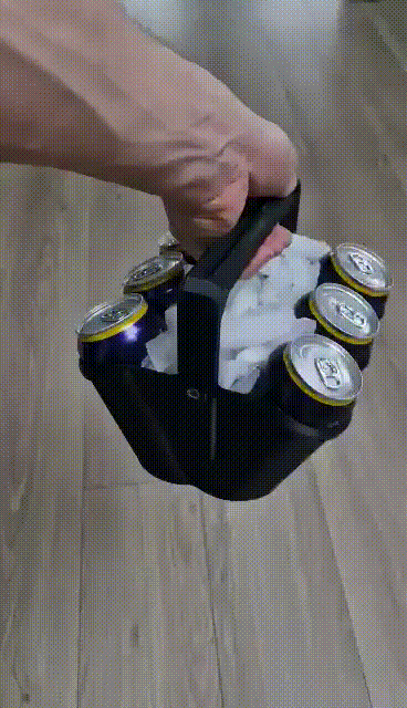 Drink holder – with space for ice cubes