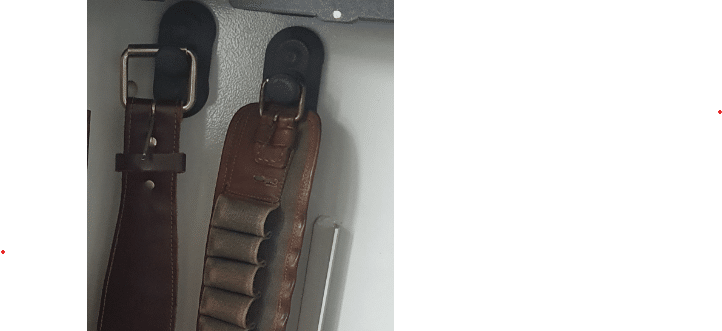 Magnet knager til våbenskab