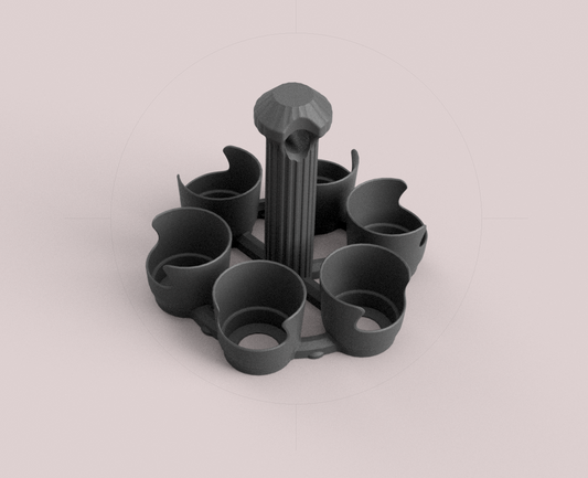 Saunagus Holder - plads til 6 bægre fra Pulito