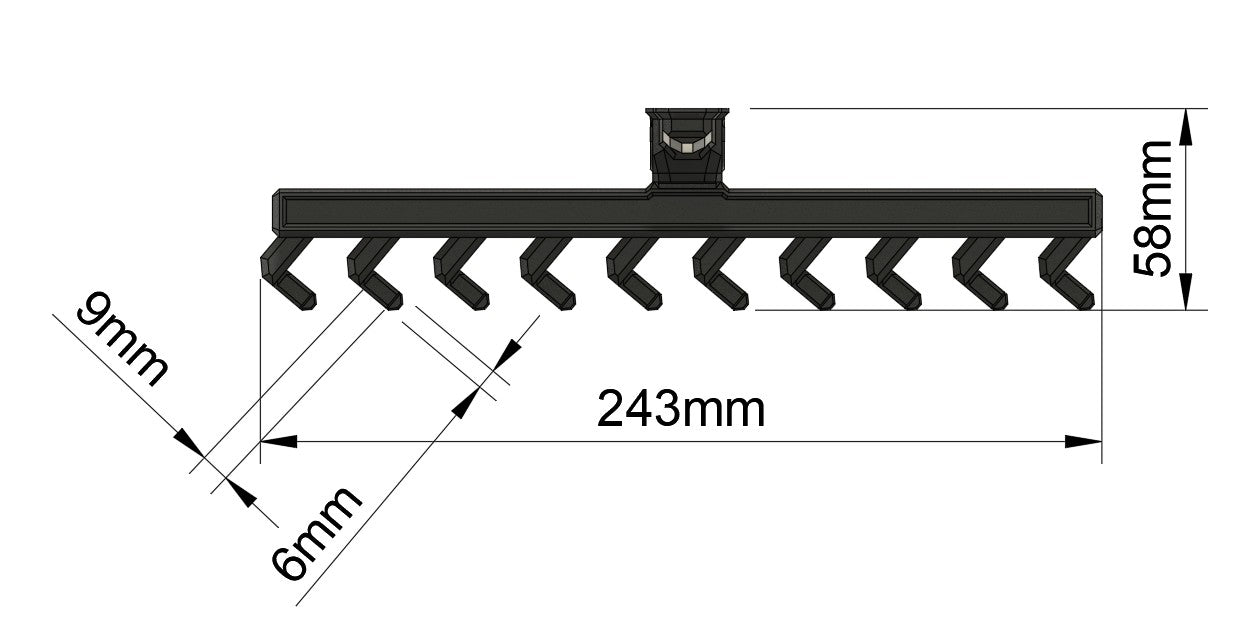 Fastnøgler (9 mm værktøjstavle)
