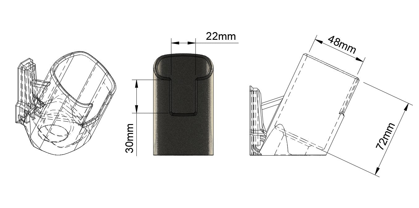 Holder til mini skruemaskine (6 mm værktøjstavle)
