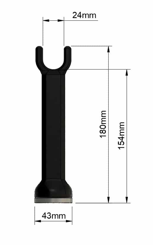 Simple holder for hunting rifles