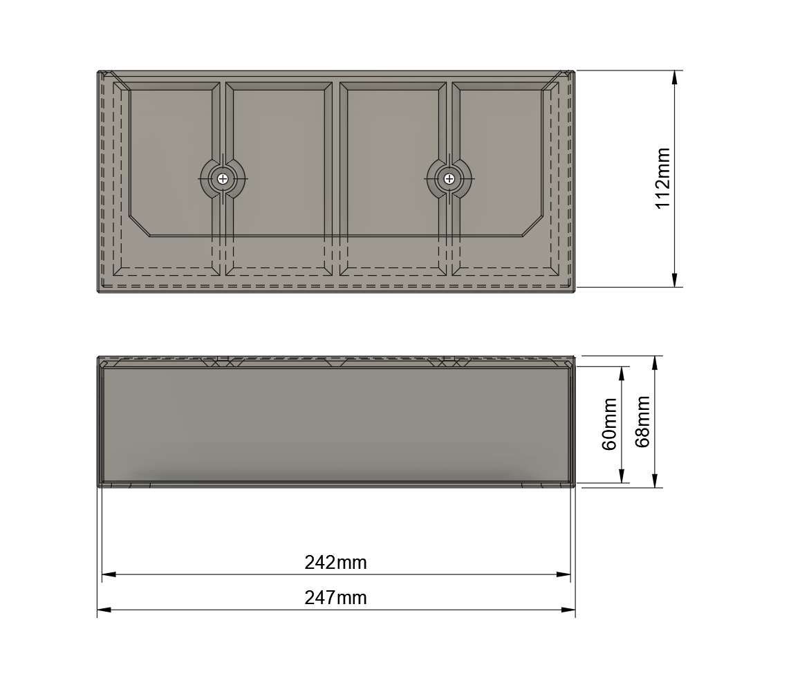 Halter für Einweghandschuhe aus Vinyl