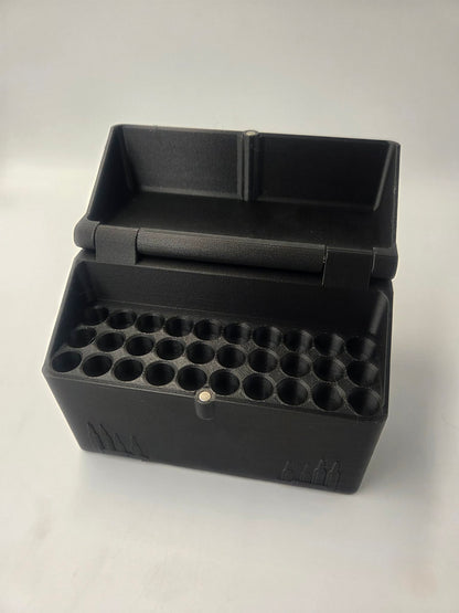 2.sort Holder til 30 stk patroner - lukket model