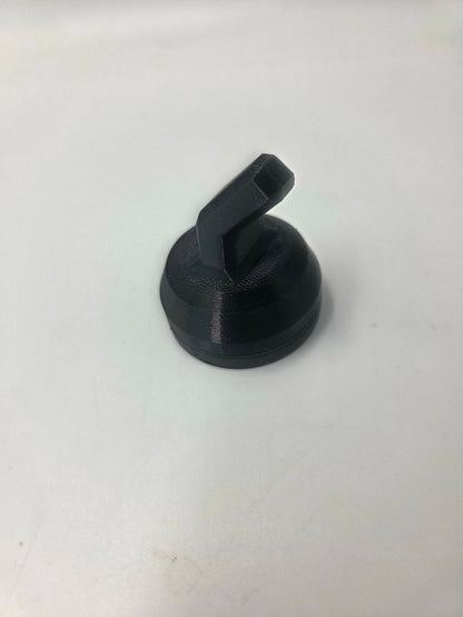 2. sortering – Magnet knage - i blank sort