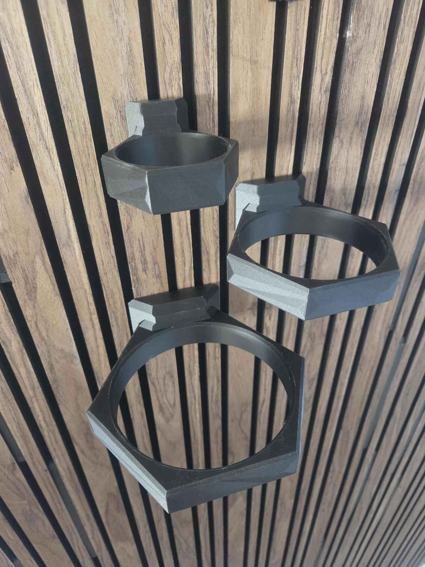 Holder til potteplanter - sæt af 3 stk