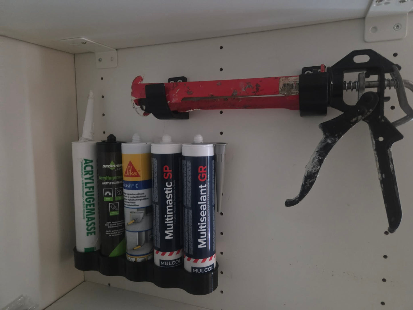 Caulking gun holder