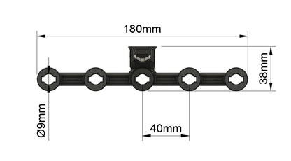 Holder til skruetrækkere (9 mm værktøjstavle)