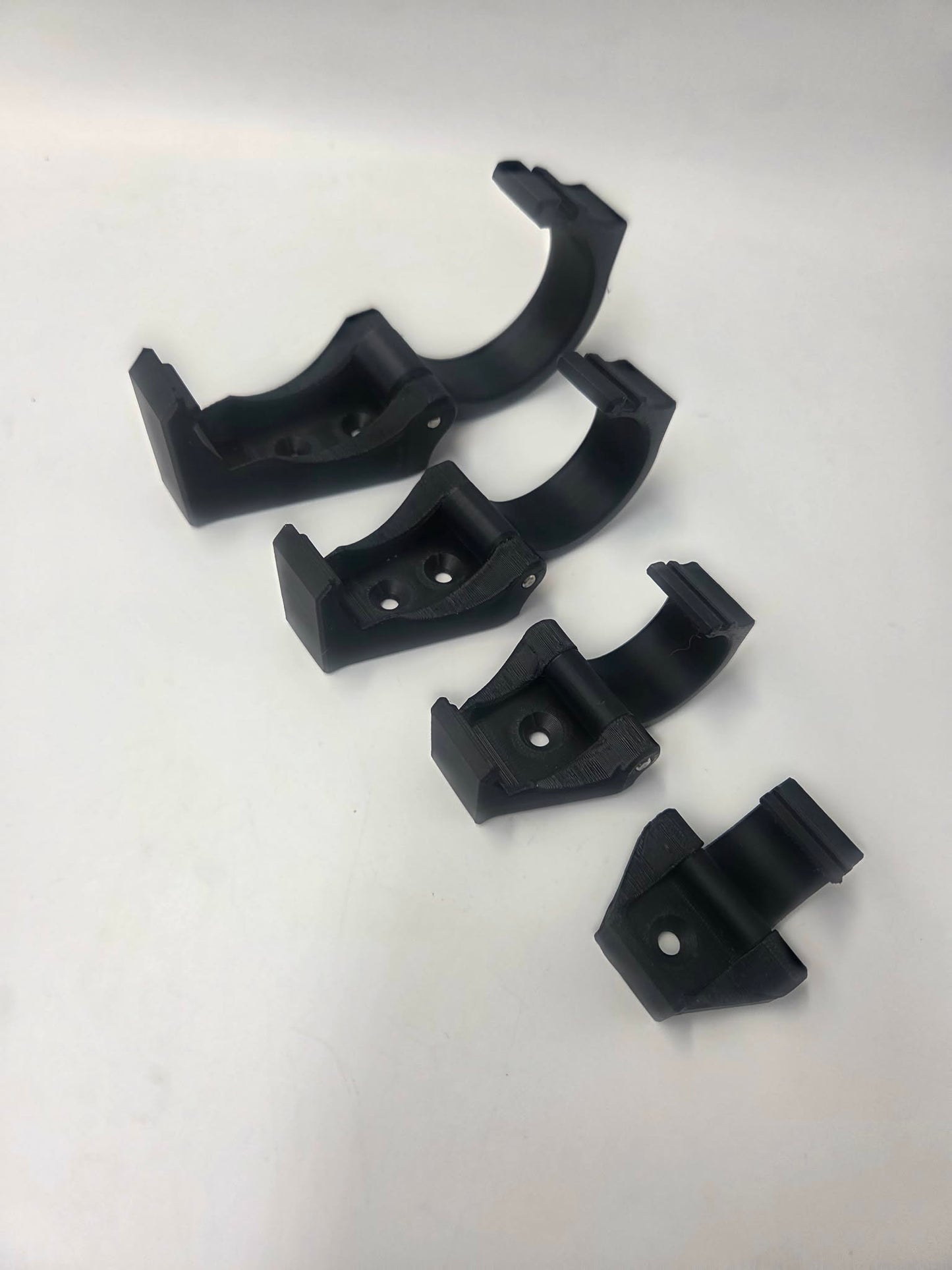 Clamp brackets 5 pcs - different sizes