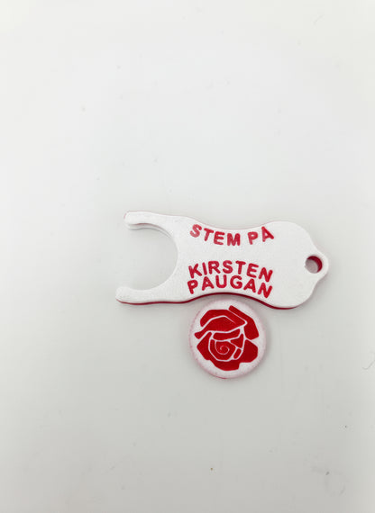 Polet til indkøbsvogn med logo