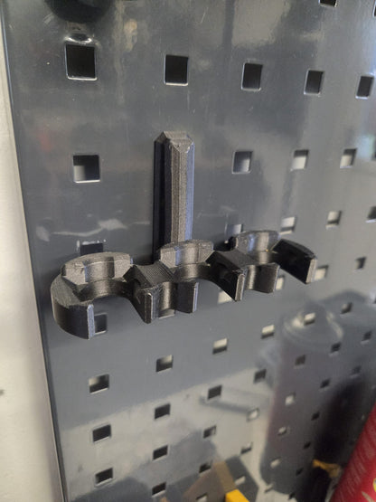 1/2" holder til 3 stk Skralde nøgle