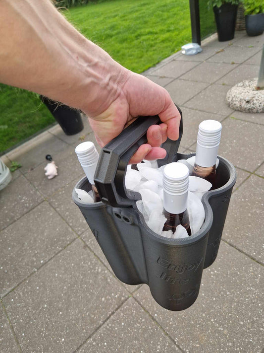 Vin holder til 4 flasker