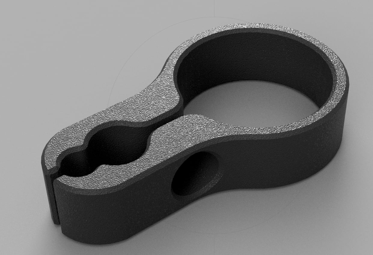 Kabelstyring til knallert - Ø22mm styr