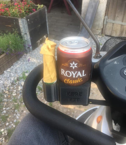 Universal kopholder med plads til underberg
