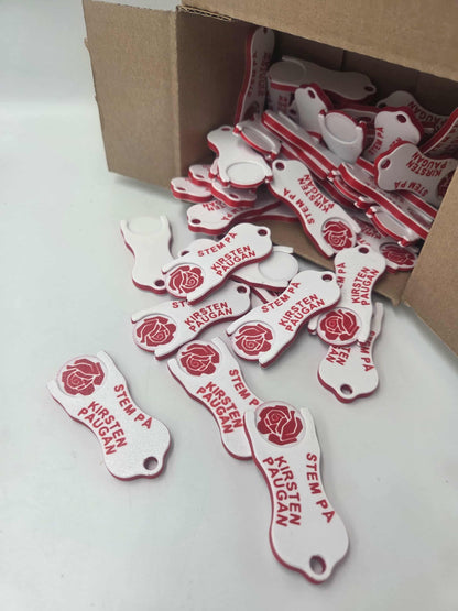 Polet til indkøbsvogn med logo