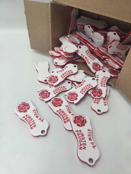 Polet til indkøbsvogn med logo